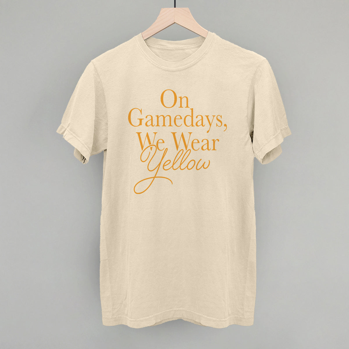 On Game Days, We Wear Yellow
