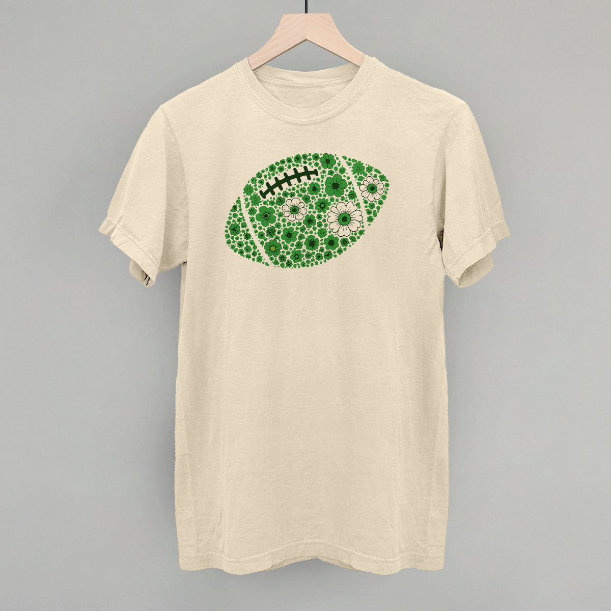 Floral Football Green