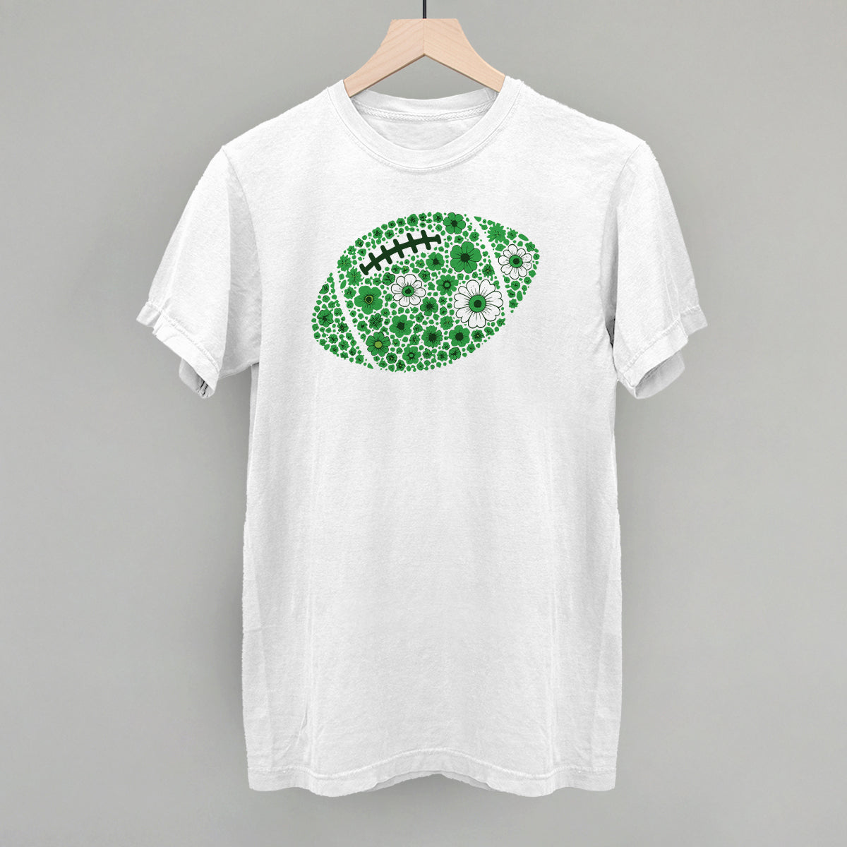 Floral Football Green