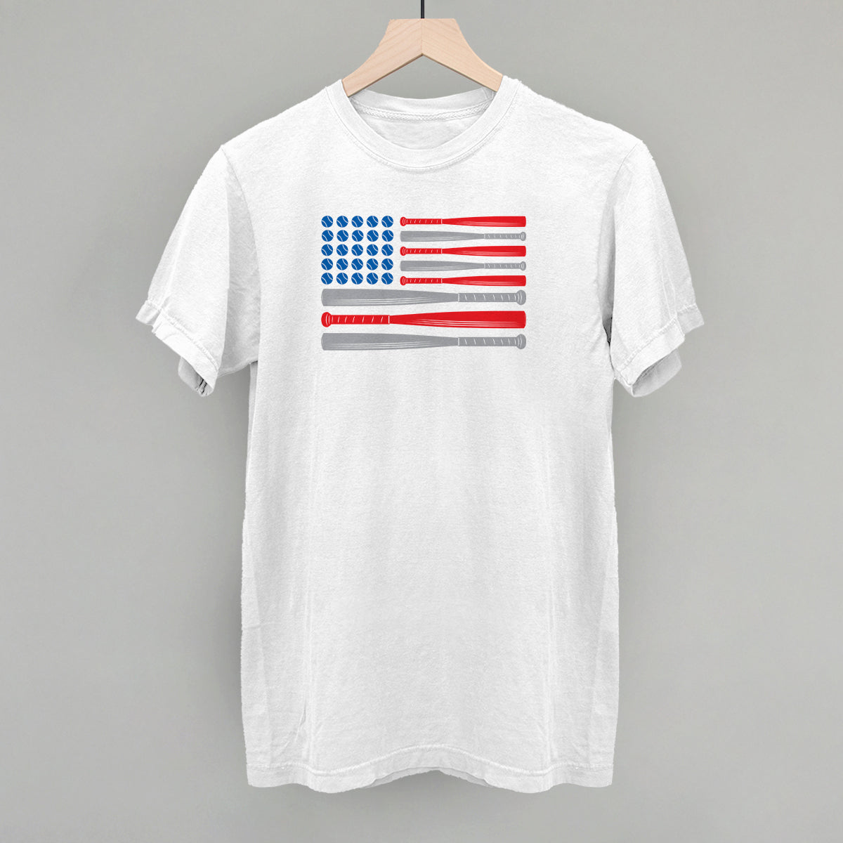 Baseball American Flag