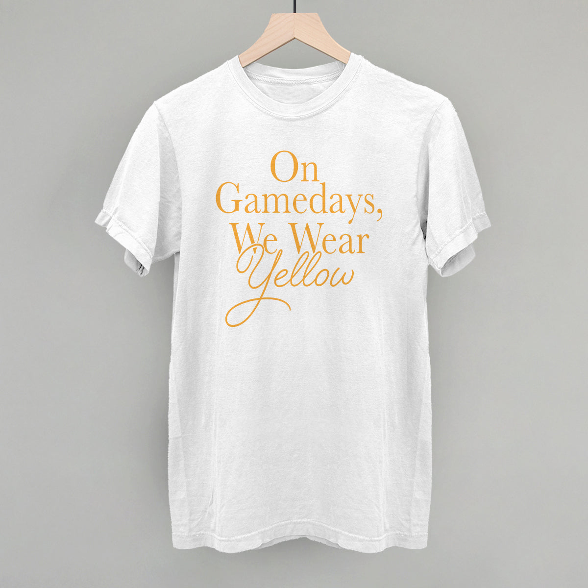 On Game Days, We Wear Yellow