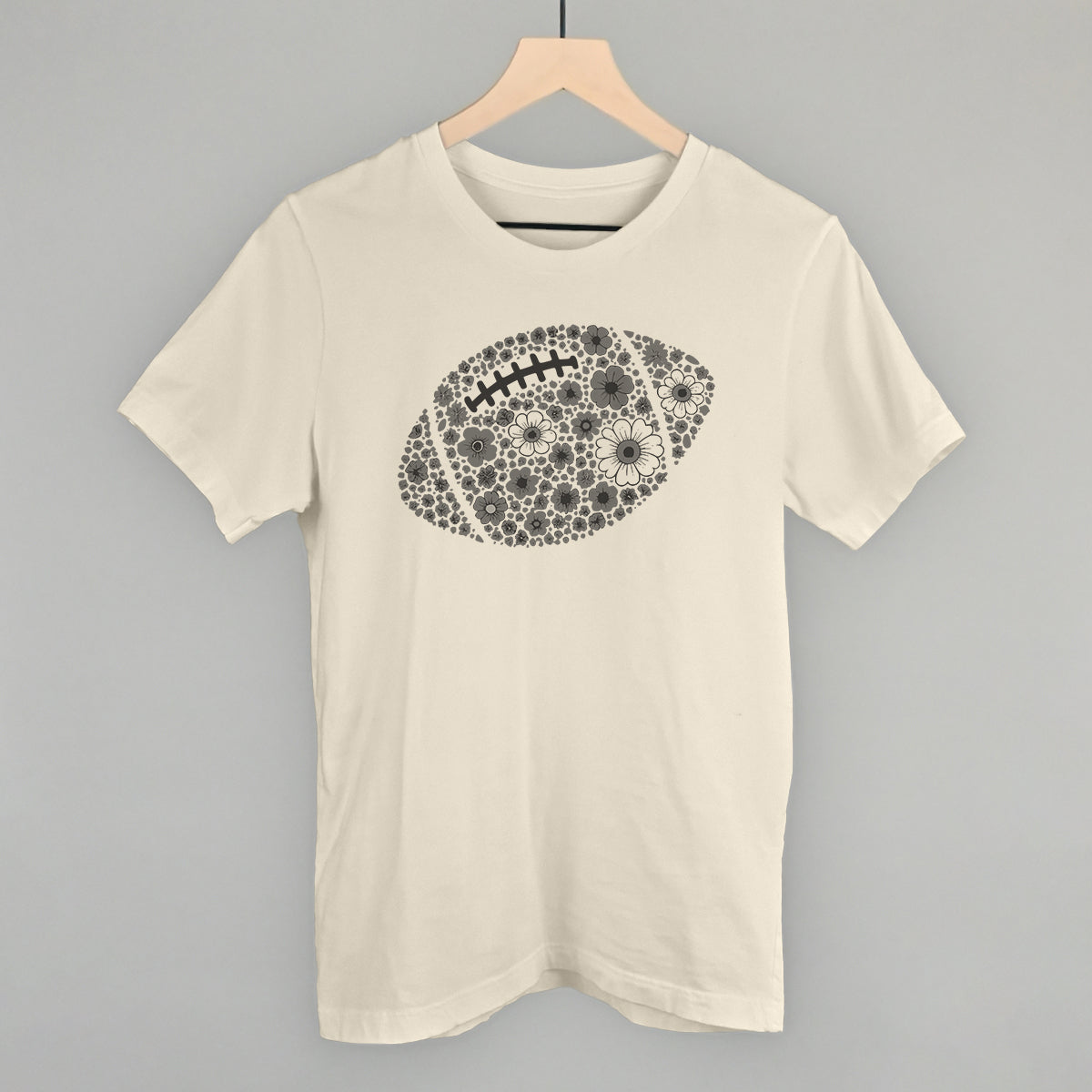 Floral Football Grey