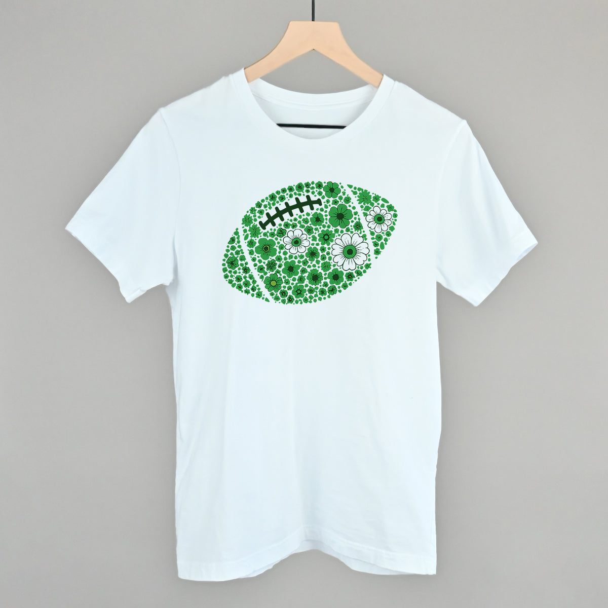 Floral Football Green