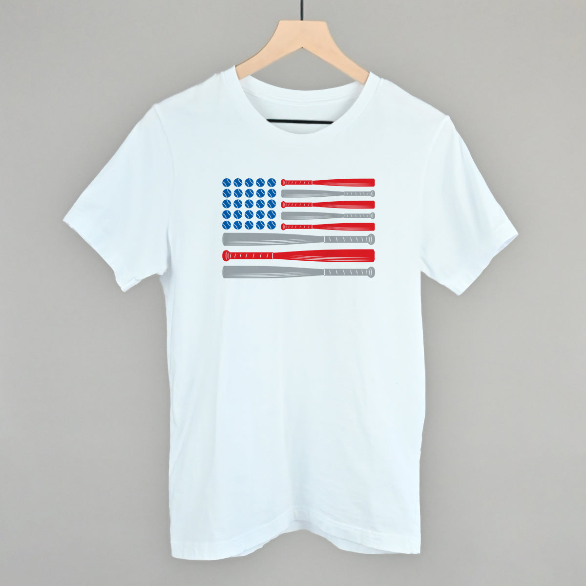 Baseball American Flag