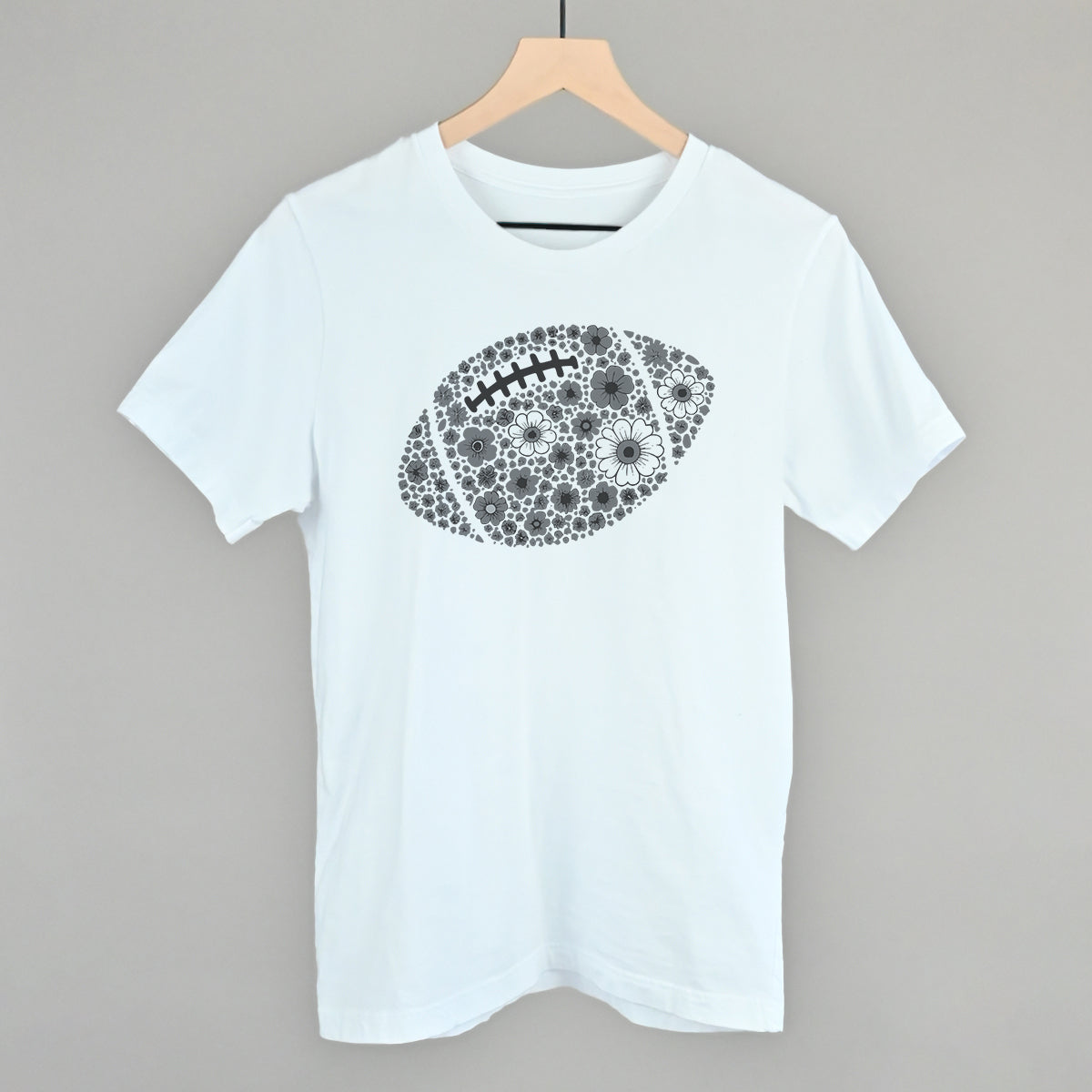 Floral Football Grey