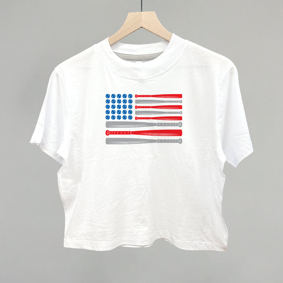 Baseball American Flag