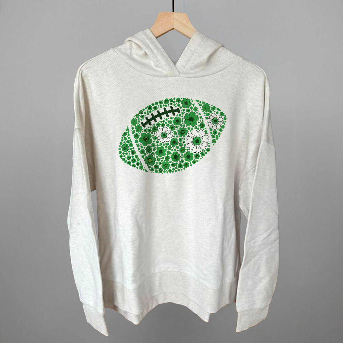 Floral Football Green